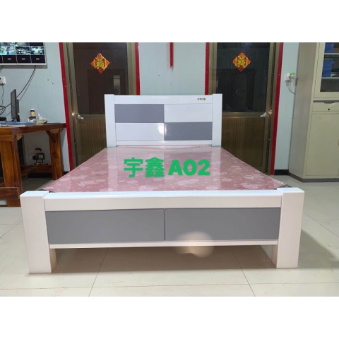 勝芳床鋪批發 雙人床 實木床 鐵條床 折疊雙人床 木質雙人床 雙人板床 北歐家具 臥室家具 酒店家具 宇鑫家具