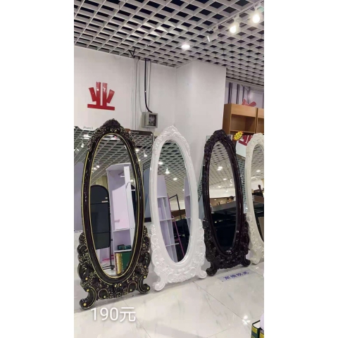 勝芳家具批發 瘦身鏡  穿衣鏡 全身鏡 試衣鏡 落地鏡 服裝店鏡子 臥室長鏡子 全身鏡 簡約 立體 移動 驕陽家具