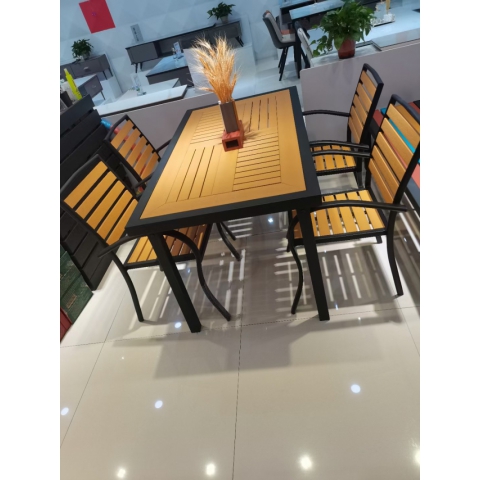 勝芳桌椅批發 塑木戶外桌椅 桌椅組合 木條桌椅 長桌長凳 戶外圓桌 戶外椅子 扶手椅 戶外家具 博涵家具