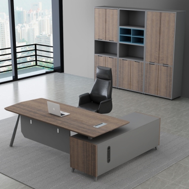 勝芳經理桌批發 老板辦公桌椅組合 經理桌 總裁桌 主管桌 部門經理桌 簡約現代辦公家具 大班臺 副臺可移動 支持定制 昱森智創辦公家具批發