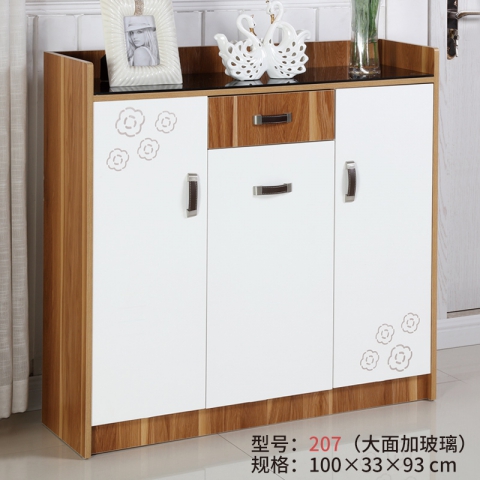 勝芳鞋柜批發 鞋柜 大容量門外玄關儲物柜 鞋架 簡約現代輕奢柜 小戶型陽臺收納柜 板式鞋柜 烤漆鞋柜 典侖家具批發