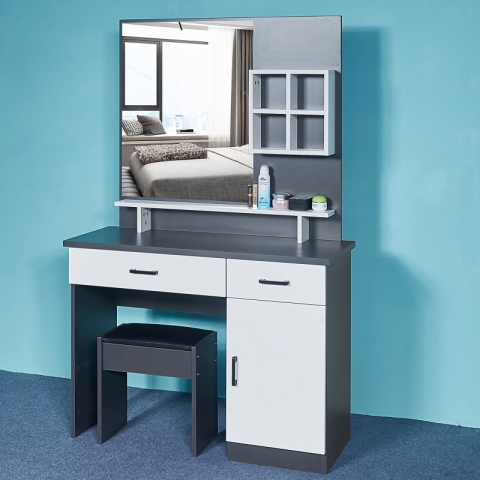 勝芳梳妝臺批發 化妝臺 臥室小型現代簡約收納柜 一體小戶型網紅ins風化妝桌 化妝臺 歐式梳妝臺 板式梳妝臺 烤漆梳妝臺 巖板梳妝臺 典侖家具批發