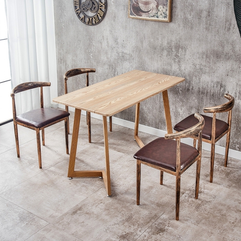 勝芳飯店餐桌椅批發 HK桌 吸塑桌 牛角椅 太師椅 食堂桌椅 快餐桌椅 轉印桌 圓桌 餐廳桌椅 強利家具批發