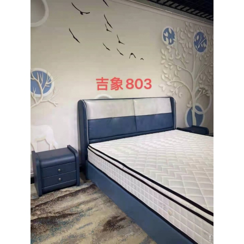 勝芳軟床批發 香河整床 不含床墊 標配兩拼大箱 軟床批發 軟床 雙人床 布藝床 皮藝床 臥室床 婚床 圣珂蒂詩家具