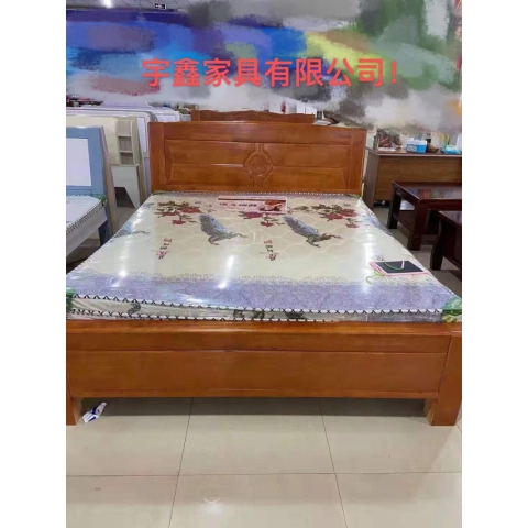 勝芳床鋪批發 雙人床 實木床 鐵條床 折疊雙人床 木質雙人床 雙人板床 北歐家具 臥室家具 酒店家具 宇鑫家具