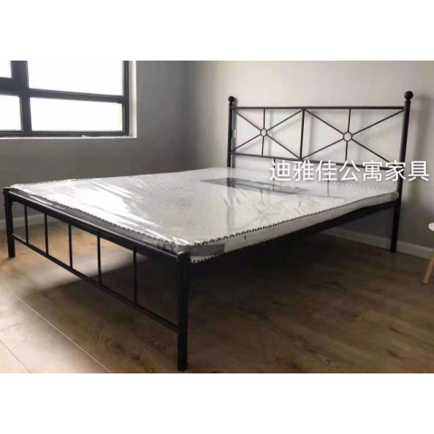 勝芳鐵床批發 歐式鐵藝床 復古旅館鐵架床 雙人床 酒店公寓床 臥室鐵架床 公主床 金屬床 迪雅佳家具