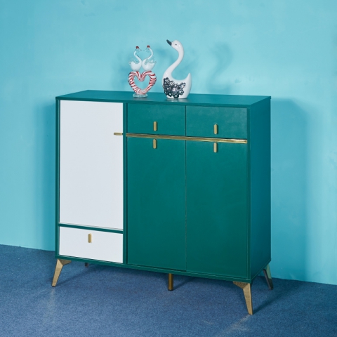 勝芳鞋柜批發 鞋柜 大容量門外玄關儲物柜 鞋架 簡約現代輕奢柜 小戶型陽臺收納柜 板式鞋柜 烤漆鞋柜 典侖家具批發