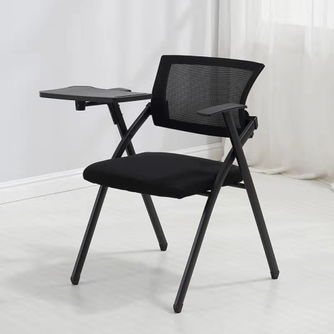 勝芳折疊椅批發 寫字板帶網椅子黑色 灰色  勝芳折椅批發 折疊椅 家用會客椅 餐椅 電腦椅 橋牌椅 蓮軒家具