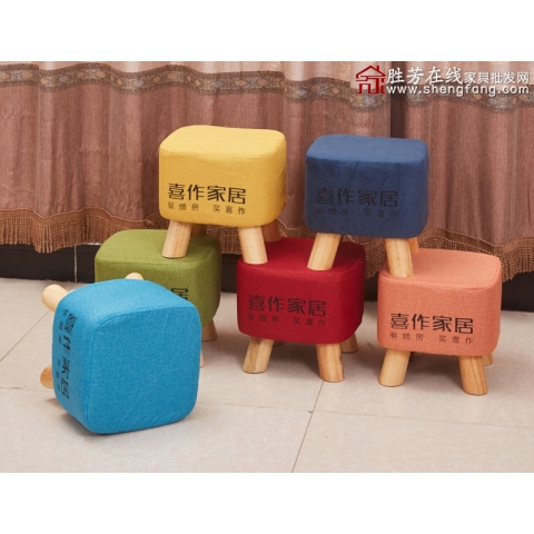 勝芳寵物凳批發 換鞋凳 試鞋凳 寵物凳 沙發凳 矮凳 坐墩 方皮墩批發 客廳家具 臥室家具皮墩_換鞋凳 雙強家具