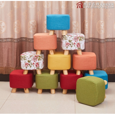 勝芳寵物凳批發 換鞋凳 試鞋凳 寵物凳 沙發凳 矮凳 坐墩 方皮墩批發 客廳家具 臥室家具皮墩_換鞋凳 雙強家具