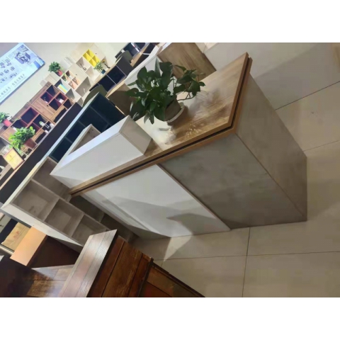 勝芳收銀臺批發 吧臺 前臺接待桌 收銀臺 收款臺 支持定制收銀臺 服裝店收銀臺 飯店收銀臺 柜臺 接待柜臺 板式收銀柜臺 接待臺 商業家具 王偉家具批發