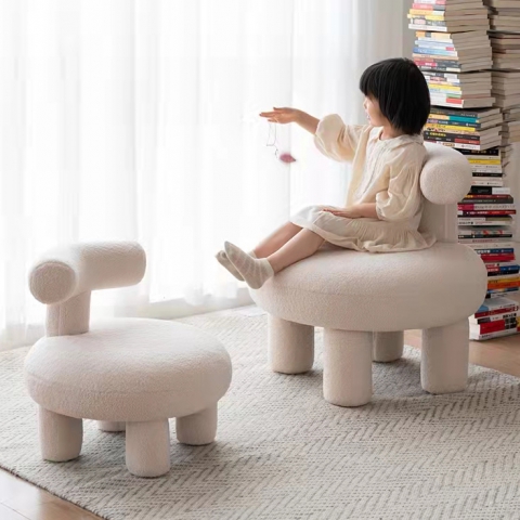 勝芳凳子批發 兒童小凳子 靠背家用矮凳 時尚創意椅子 簡約客廳換鞋凳 小板凳 輕奢現代 單人椅 臥室客廳懶人沙發 鴻宇家具