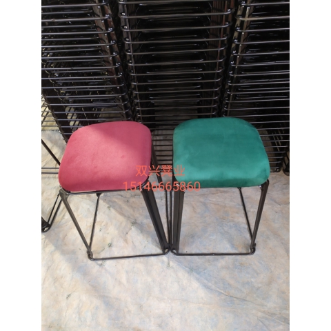 勝芳鐵腿凳子批發   鋼筋凳，套凳，方凳  北歐凳 軟包凳 鐵腿凳子 餐桌凳 套凳 凳子家用餐桌凳 鐵藝 簡約輕奢鋼 筋凳 可摞疊凳 網紅凳 加厚圓凳雙興家具