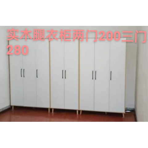勝芳家具批發 衣柜 木質衣柜 兩開門衣柜 板式衣柜批發 兩開門衣柜 現代簡約衣柜 臥室家具 璐陽家具