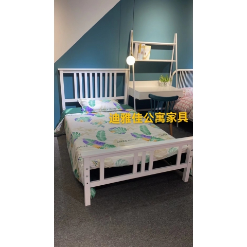 勝芳鐵床批發 歐式鐵藝床 復古旅館鐵架床 雙人床 酒店公寓床 臥室鐵架床 公主床 金屬床 迪雅佳家具