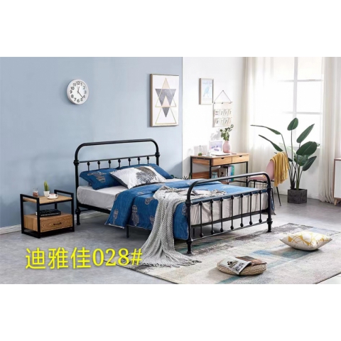 勝芳鐵床批發 歐式鐵藝床 復古旅館鐵架床 雙人床 酒店公寓床 臥室鐵架床 公主床 金屬床 迪雅佳家具