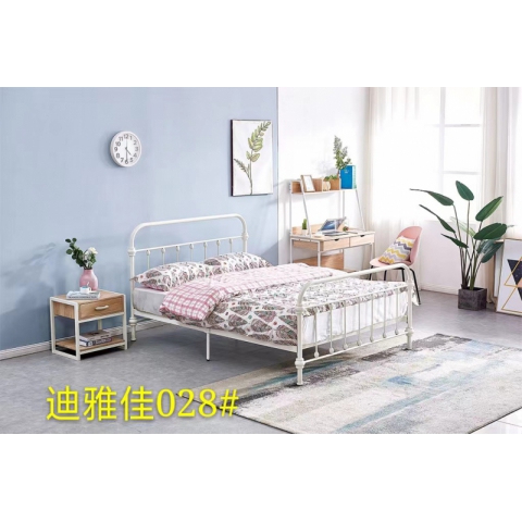 勝芳鐵床批發 歐式鐵藝床 復古旅館鐵架床 雙人床 酒店公寓床 臥室鐵架床 公主床 金屬床 迪雅佳家具