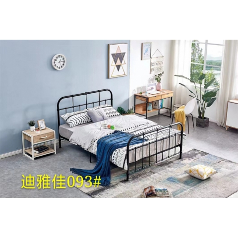 勝芳鐵床批發 歐式鐵藝床 復古旅館鐵架床 雙人床 酒店公寓床 臥室鐵架床 公主床 金屬床 迪雅佳家具