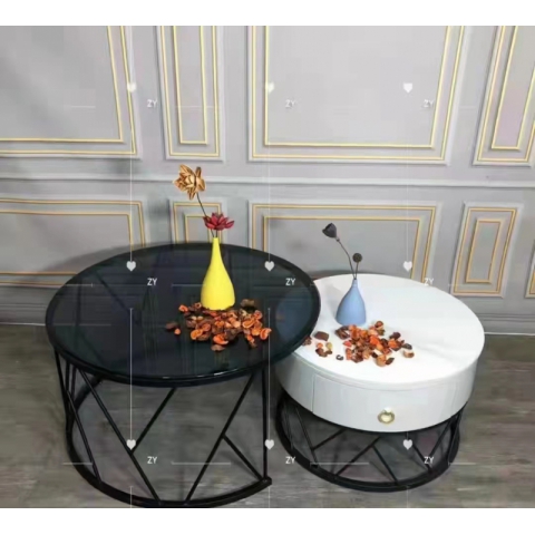 勝芳茶幾批發 不銹鋼 鐵藝 巖板 板式  茶幾 簡約現代北歐 茶桌 家用 小戶型 客廳 方形桌子 高低組合 創意小茶臺  鑫尚億家具