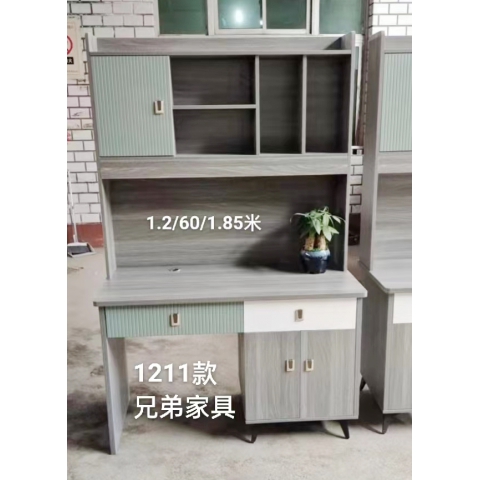 勝芳電腦桌批發 書桌書架組合 一體桌 現代簡約家用學生電腦臺式桌 臥室書柜 寫字桌子 寫字桌 寫字臺 帶抽屜電腦桌 臥室家具 兄弟家具