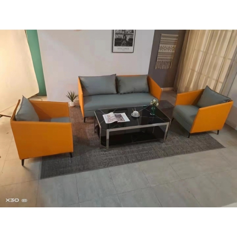 勝芳沙發批發 商務辦公沙發 休閑沙發 沙發三件套客廳沙發皮革沙發 會客接待室沙發 經理室沙發  三人位沙發 雙人位沙發單人位沙發時尚鐵藝沙發茶幾組合大洋家具