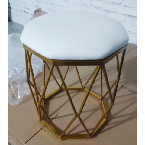 勝芳凳子批發 鐵藝凳 輕奢化妝凳 簡約化妝椅 網紅ins椅子 梳妝臺凳子 家用臥室美甲梳妝凳 床頭凳子 雙興家具