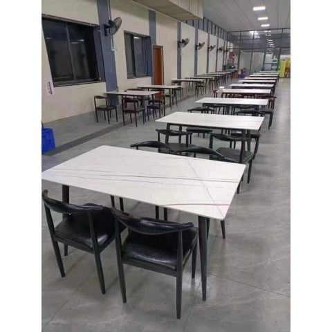 勝芳快餐桌椅 巖板餐桌  鋼木餐桌 鋼木餐桌椅 飯店餐桌 小吃店餐桌 學校餐桌 鋼木家具 酒店家具 餐廳家具 復古工業酒店餐桌椅 主題家具批發 元爾普家具