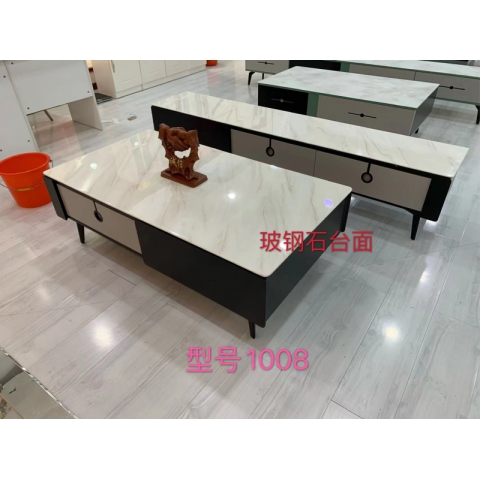 勝芳茶幾電視柜批發 板式茶幾電視柜 時尚茶幾組合 歐式 簡約 客廳家具 歐式家具 北歐 日上家具