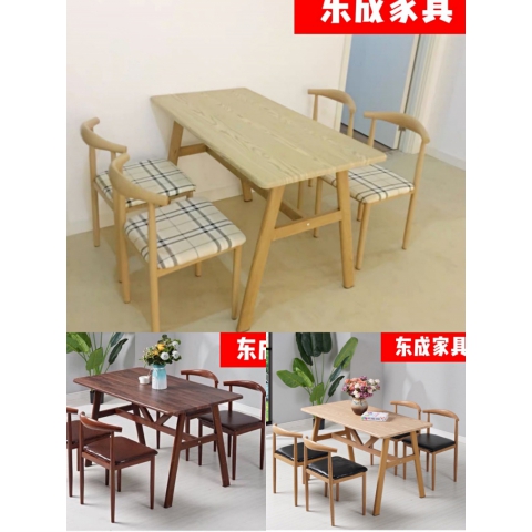 勝芳餐桌餐椅批發鋼木家具 鋼木餐桌仿巖板餐桌椅食堂餐桌 飯店餐桌小吃店餐桌學校餐桌 鋼木家具 酒店家具 餐廚家具 東成家具