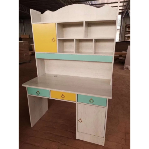 勝芳書桌電腦桌批發 書桌  電腦桌  學習桌 課桌 書架  書架一體 多寶閣 實木書桌 家用書桌 王偉家具