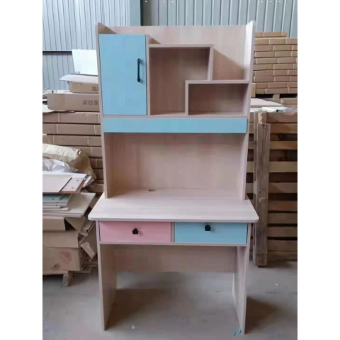 勝芳書桌電腦桌批發 書桌  電腦桌  學習桌 課桌 書架  書架一體 多寶閣 實木書桌 家用書桌 王偉家具