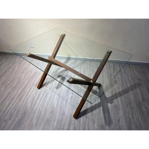 勝芳北歐風餐桌  玻璃餐臺  簡約時尚飯桌批發  西匯家具