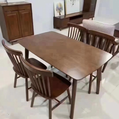 勝芳原生態橡木家具批發橡木餐桌椅 主題酒店桌椅 實木餐桌餐椅批發 桌面 戶外實木餐桌椅 原生態酒店家具 酒店家具 歐斯美家具