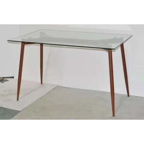 勝芳北歐風餐桌  玻璃餐臺  簡約時尚飯桌批發  西匯家具