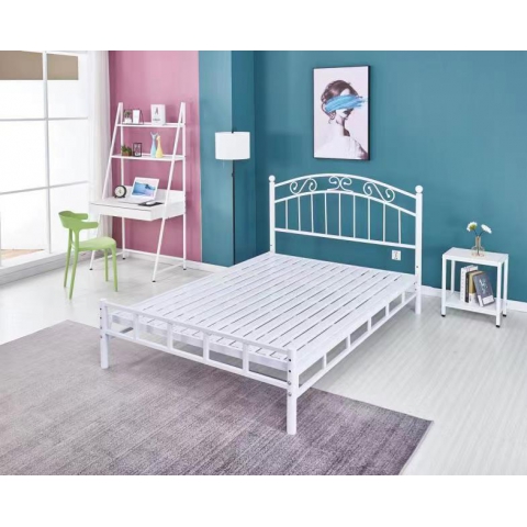 勝芳床鋪批發歐式床 鐵床 鐵藝床 雙人床 雙人床 折疊雙人床 鐵藝雙人床 雙人板床 金屬床 臥室家具 歐博瑞家具