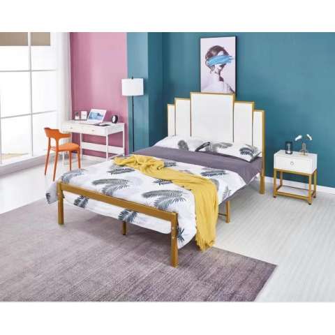 勝芳床鋪批發歐式床 鐵床 鐵藝床 雙人床 雙人床 折疊雙人床 鐵藝雙人床 雙人板床 金屬床 臥室家具 歐博瑞家具