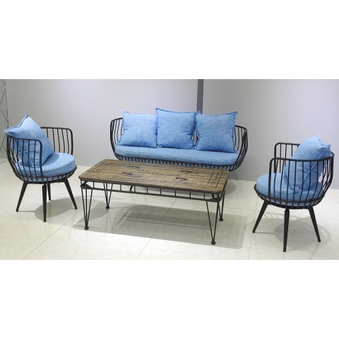 勝芳輕奢現代鐵藝沙發  小戶型網紅沙發 工作室接待組合沙發 現代簡約沙發 服裝店 辦公室 會客沙發  正尚家具批發