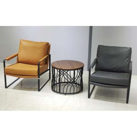 勝芳輕奢現代鐵藝沙發  小戶型網紅沙發 工作室接待組合沙發 現代簡約沙發 服裝店 辦公室 會客沙發  正尚家具批發