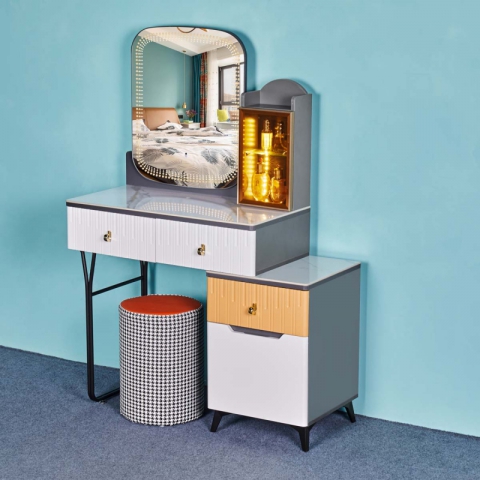 勝芳梳妝臺批發(fā) 現(xiàn)代簡約型 網(wǎng)紅小型化妝桌 輕奢 梳妝臺 梳妝桌 化妝柜 梳妝臺 化妝臺 化妝桌 典侖家具