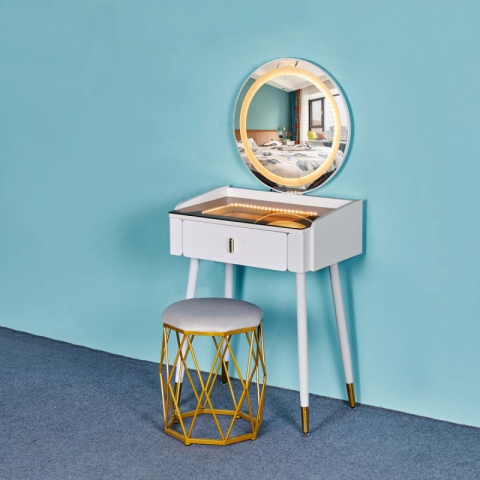 勝芳梳妝臺批發(fā) 現(xiàn)代簡約型 網(wǎng)紅小型化妝桌 輕奢 梳妝臺 梳妝桌 化妝柜 梳妝臺 化妝臺 化妝桌 典侖家具
