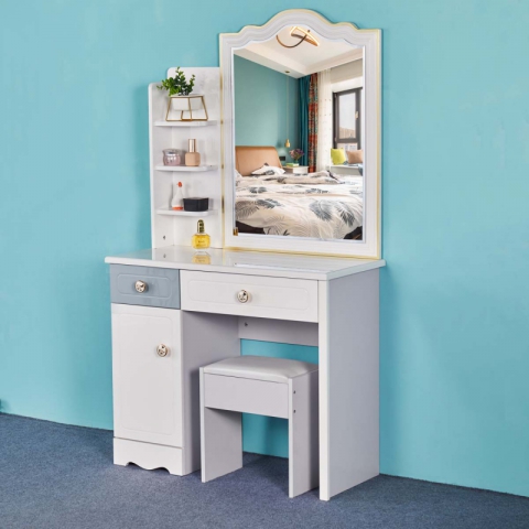 勝芳梳妝臺批發 現代簡約型 網紅小型化妝桌 輕奢 梳妝臺 梳妝桌 化妝柜 梳妝臺 化妝臺 化妝桌 典侖家具