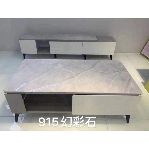 勝芳茶幾電視柜批發 巖板茶幾 巖板電視柜 輕奢簡約現代時尚客廳家具 小戶型客廳家用 茶幾電視柜 冠榮家具