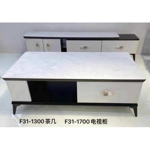 勝芳茶幾電視柜批發 巖板茶幾 巖板電視柜 輕奢簡約現代時尚客廳家具 小戶型客廳家用 茶幾電視柜 冠榮家具