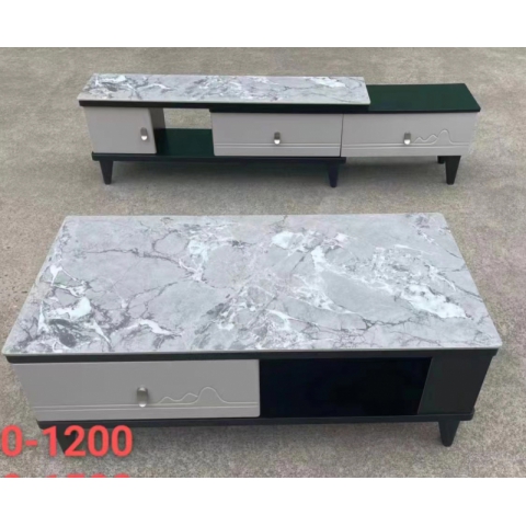 勝芳茶幾電視柜批發 巖板茶幾 巖板電視柜 輕奢簡約現代時尚客廳家具 小戶型客廳家用 茶幾電視柜 冠榮家具