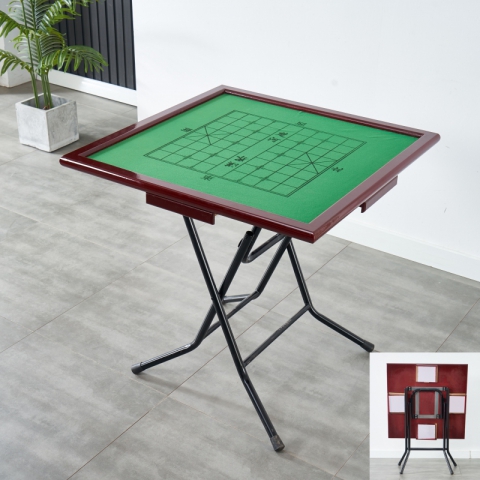 勝芳麻將桌批發 簡易麻將桌 象棋桌 可折疊麻將桌 兩用麻將桌 多功能麻將桌 手動麻將桌 麻雀臺 休閑娛樂桌 休閑家具 華龍家具