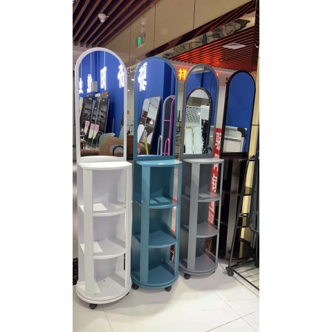 勝芳家具批發 鋁合金穿衣鏡 全身鏡 試衣鏡 落地鏡 服裝店鏡子 臥室長鏡子 全身鏡 簡約 立體 移動 驕陽家具