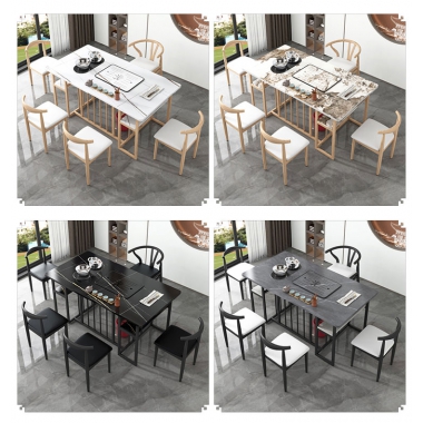 勝芳茶桌批發  理石茶桌  簡易茶桌  現代茶桌椅組合 鐵藝 家用 遠大家具