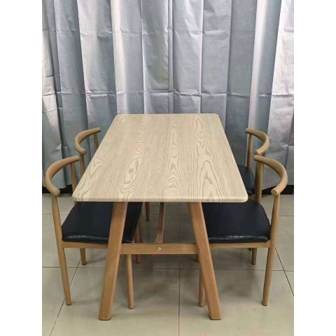 勝芳餐桌椅批發 分體桌椅  快餐&店餐桌椅 學校 員工食堂餐桌椅 飯店餐桌椅 小吃店餐桌  牛角椅  順鑫家具