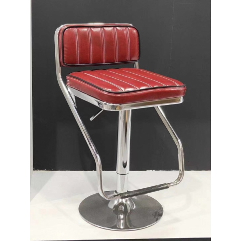 勝芳酒吧椅批發 酒吧臺椅子 復古美式吧椅 高腳椅凳 KTV前臺椅 高腳椅 吧臺凳 理發椅 靠背酒吧椅 升降椅 鑫寶家具