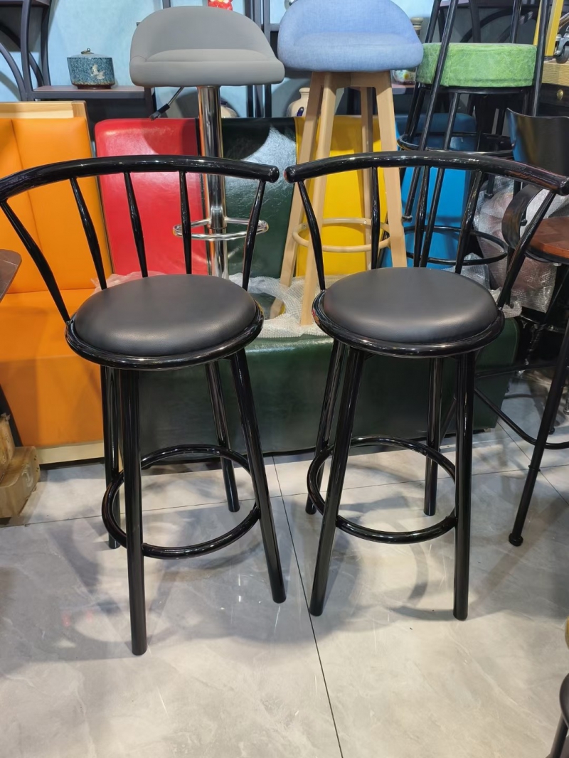 勝芳酒吧椅批發(fā) 酒吧臺椅子 復古美式吧椅 高腳椅凳 KTV前臺椅 高腳椅 吧臺凳 理發(fā)椅 靠背酒吧椅 升降椅 鑫寶家具